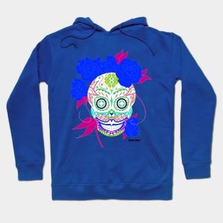 the white catrina in mexican calavera ecopop Hoodie